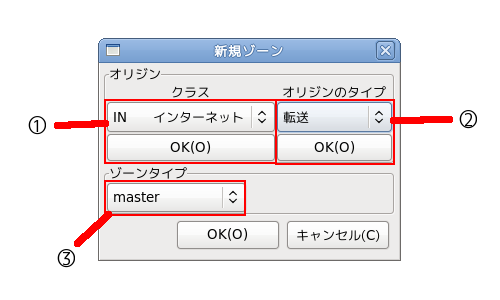 BIND ZONE 設定その2